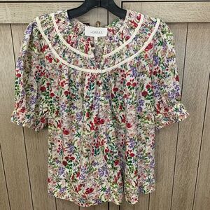 The GREAT Prairie Top, Floral Print, Size Medium
